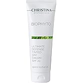 Christina Bio Phyto Tinted Day Cream with SPF 20 & Hyaluronic Acid | Hydrating Face Moisturizer with Tinted Pigments, Vitamin B9/B12, Green Tea Extract | Cream for Face with UVA/UVB Protection 75ml