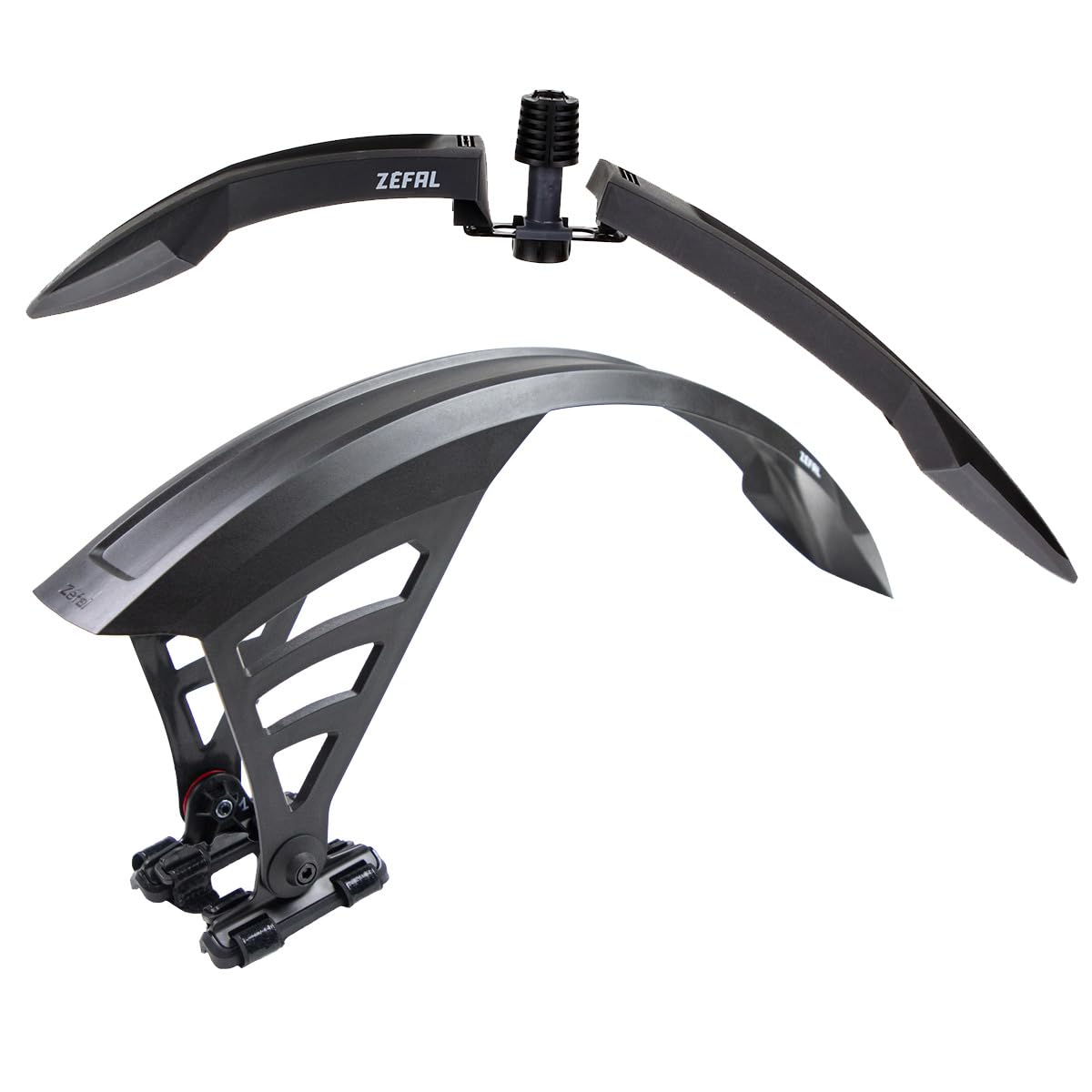 ZEFAL Deflector RS75/FM60 Mudguard Set, Black, 27.5" / 29"
