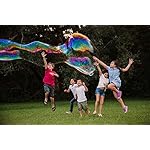 WOWMAZING-Unicorn-Giant-Bubble-Kit-Incl-Wand-2-Big-Bubble-Concentrate-Pouches-and-8-Sun-Activated-Magical-Stickers-Outdoor-Toy-for-Kids-Girls-Bubbles-Made-in-The-USA