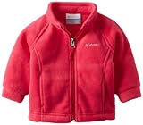 Columbia Baby Girls' Benton Springs Fleece Jacket, Bright Rose, 18-24 Months