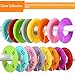 Caydo 64 Pieces 8 Colors Clothing Size Dividers Round Hangers Closet Dividers, Size Series XXS to XXXL and Blank with Marker Pen