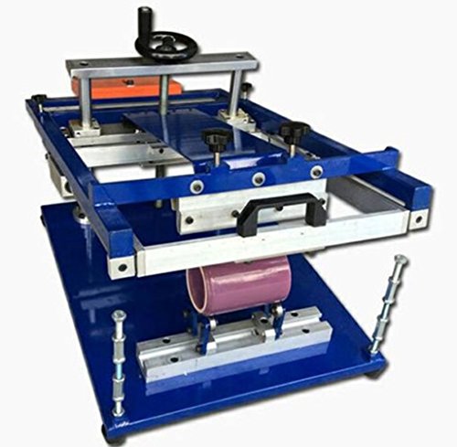 Manual Screen Printer Manual Curve Screen Printing Machine Printing Machine for Bottles,cans, pens, Cups,Mugs,Tubes