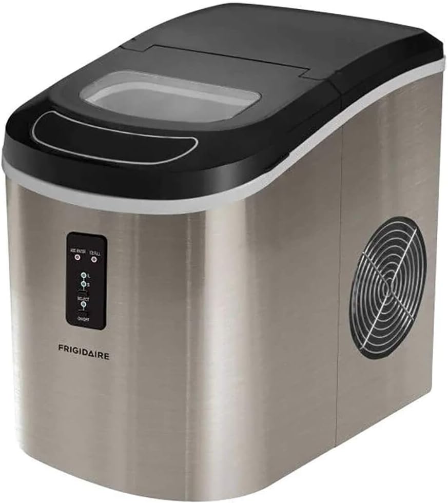 Frigidaire EFIC106SSR 26lb. Portable Countertop Ice Maker Recertified Electronics Frigidaire EFIC106SSR 26lb. Portable Countertop Ice Maker Recertified Electronics
