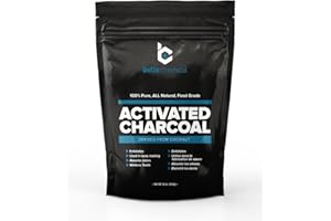 BELLE CHEMICAL (1LB) Organic Coconut Activated Charcoal Powder - Food Grade, Kosher - Teeth Whitening, Facial Scrub, Soap Making (1 Ounce to 5 pounds (1 Pound)