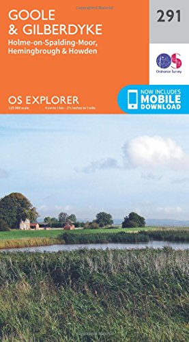 Ordnance SurveyGoole & Gilberdyke Map | Holme-on-Spalding-Moor, Hemingbrough & Howden | Ordnance Survey | OS Explorer Map 291 | England | Walks | Hiking | Maps | Adventure