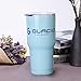 Tumbler 30 Oz Coolers - Double Wall Stainless Steel Travel Cup - Premium Insulated Mug - Compare to Yeti - Keep Coffee and Ice Tea cold and hot - Blue