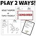 Laughcronyms Party Game for Adults or Families - Hilarious Game of Fast Drawing and Funny New Acronyms (Adult Humor or Family Friendly Game for Groups of 4 to 20)