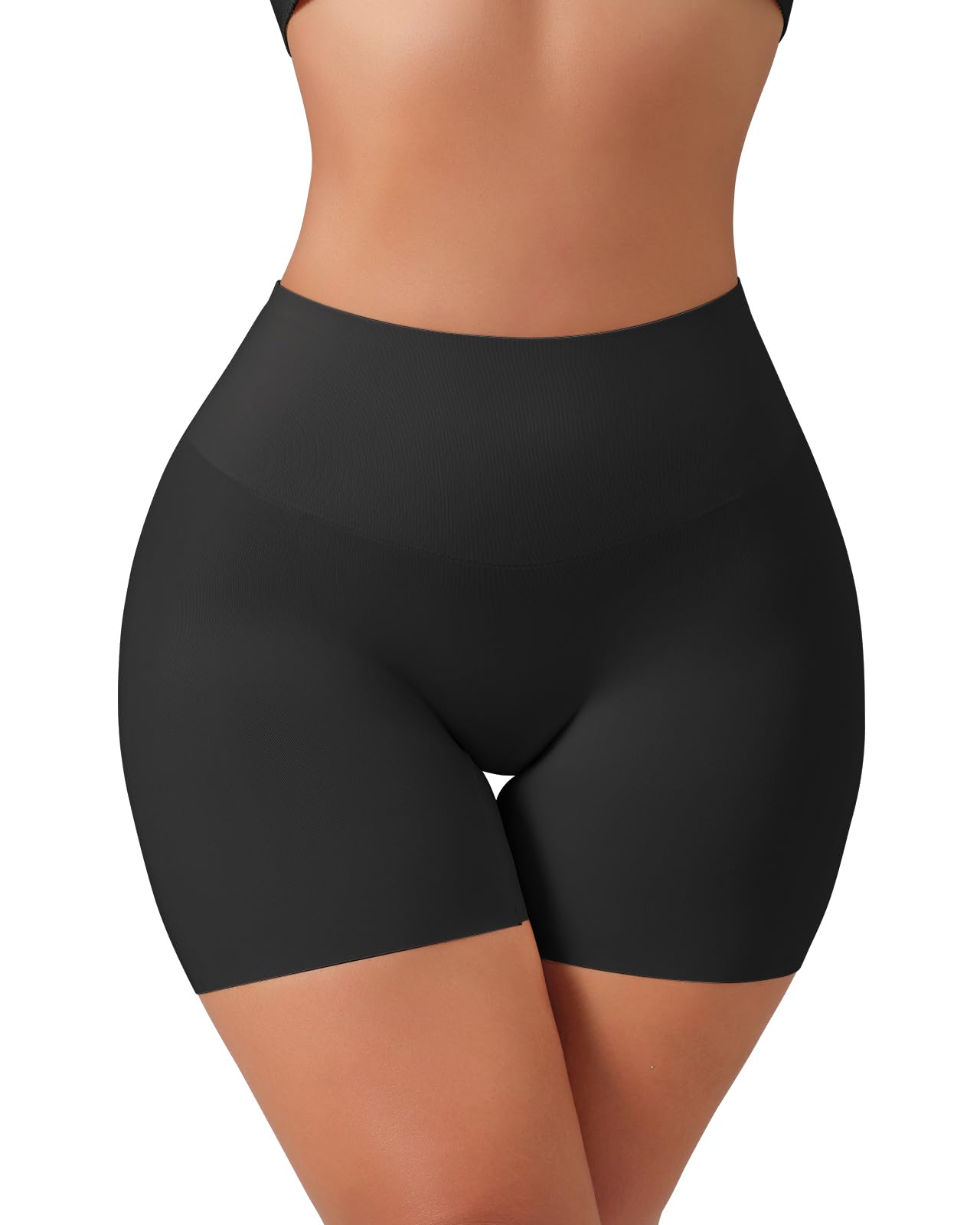 Photo 1 of USEASY Shapewear for Women Tummy Control Panties Shapewear Shorts for Under Dresses Women Compression Shorts Black L