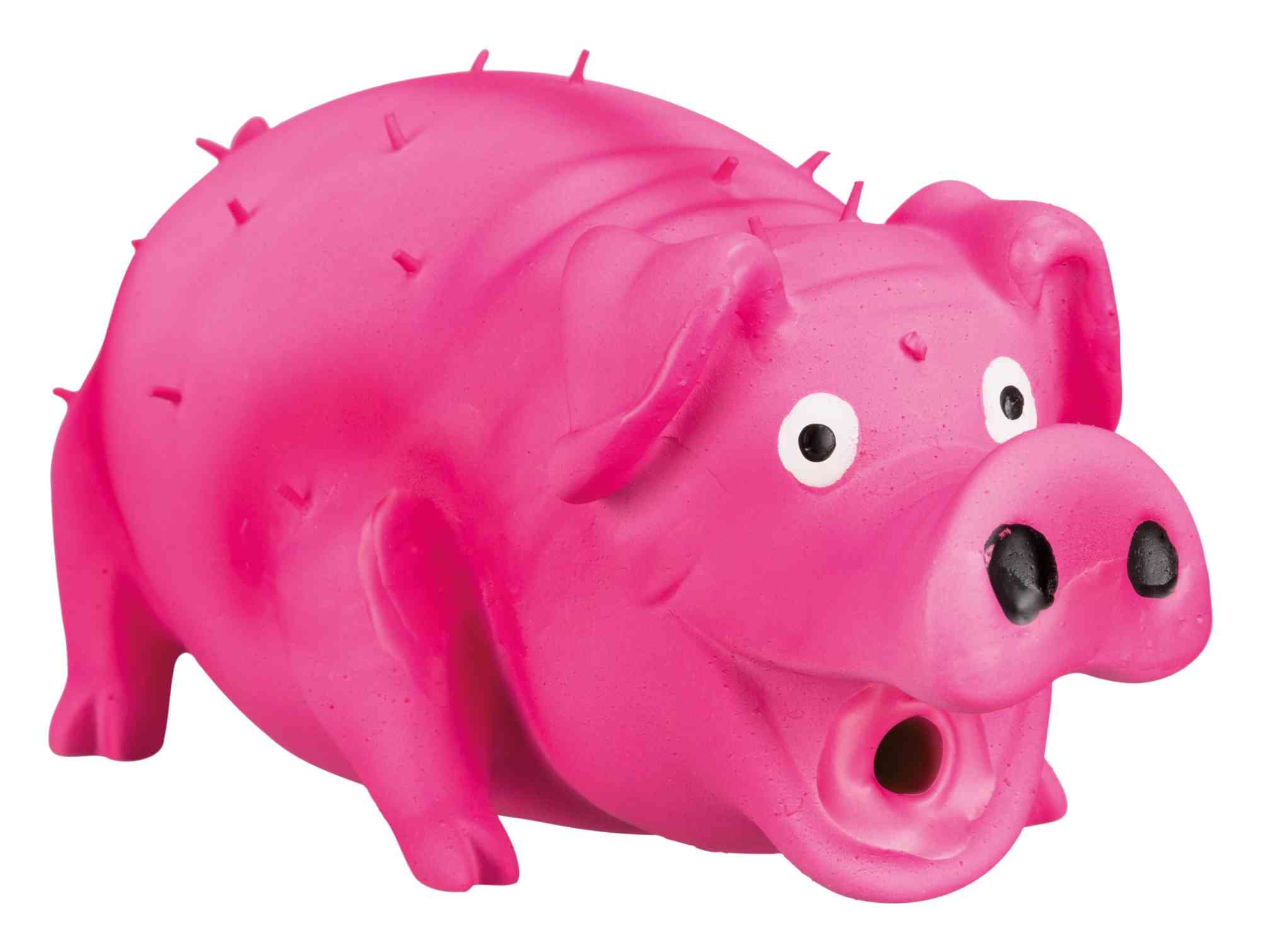 Trixie Pig with Original Latex Sound 21 cm Assorted