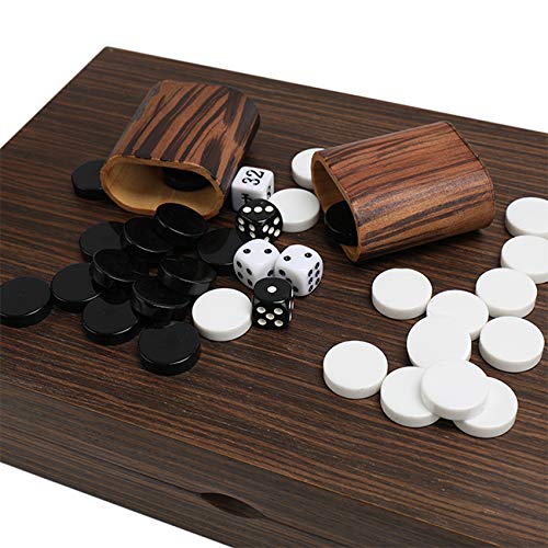 HOLYKING Top Backgammon Set Classic Board Games Case Acrylic Chess Pieces Best Strategy for Adults and Kids