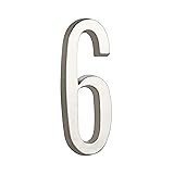 HASWARE 4 Inch Self Adhesive House Number, Modern