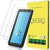 [3 Pack] QHOHQ Screen Protector for Echo Show 5,Tempered Glass Case Friendly Protection Film for Echo Show 5