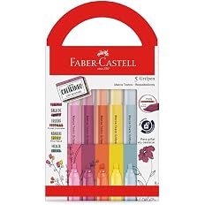 Marca-texto Faber-Castell Grifpen Cheirinho - 5 Cores