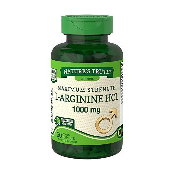 Nature's Truth L-Arginine Supplement, 50 Count