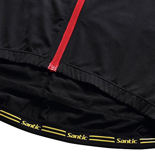 image for Santic Men's Cycling Jersey Short Sleeve Cycling Shirt Biking Jersey B
