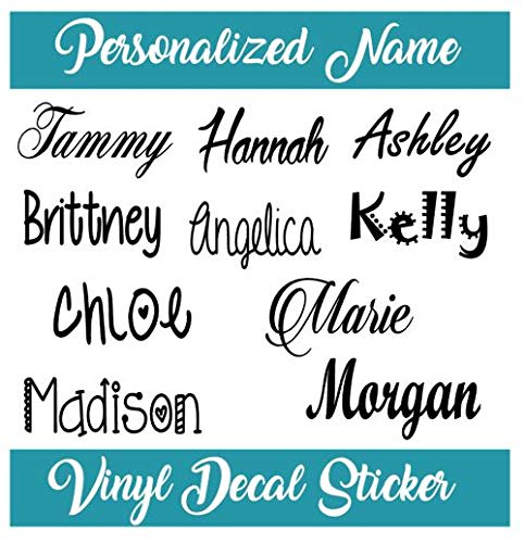 Custom Name Vinyl Decal Sticker I Yeti Rambler Decal Tumbler Cup Name Decal