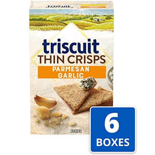 Triscuit Thin Crisps Parmesan Garlic Whole Grain Wheat Crackers, 7.1