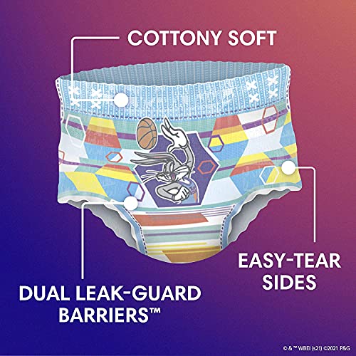 Pampers Easy Ups and Baby Wipes Space Jam Prints, Disposable Potty