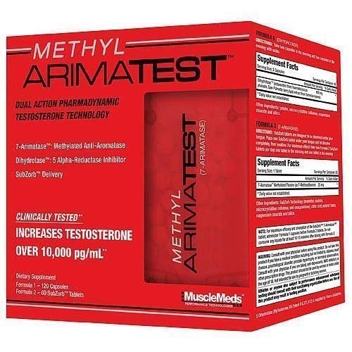 MuscleMeds METHYL ARIMATEST - 120 Capsules/60 SubZorb Tablets MuscleMeds METHYL ARIMATEST - 120 Capsules/60 SubZorb Tablets