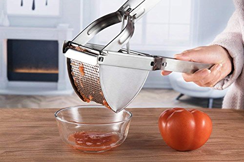 image for Potato Ricer, Sopito Potato Masher Stainless Steel Squeezer Baby Food 
