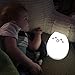 HJIAN Portable LED Children Night Light Silicone Night Lamp Rechargeable Silicone Soft Baby Nursery Lamp Sensitive Tap Control for Baby Bedroom