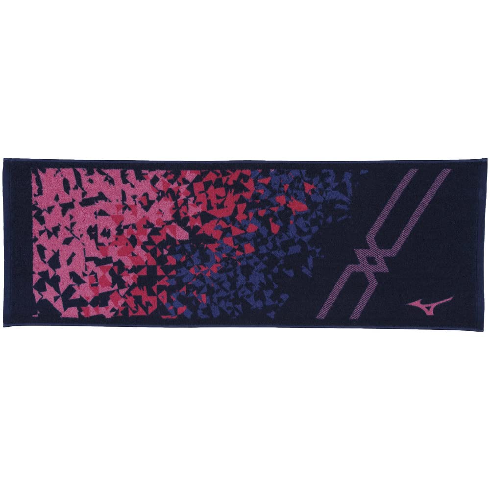 [ミズノ] 今治タオル スポーツタオル(箱入り) 日本製 32JY0101 ネイビー/ピンク(32JY2101) フリー商品画像