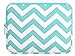 Mosiso iPad Pro 10.5 Case, Tablet Sleeve Bag for 2017 iPad 9.7 inch, iPad Air 2/Air, iPad 1/2/3/4, Canvas Fabric Protective Slim Pouch Cover, Chevron Hot Blue