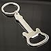 Beer Bottle Guitar Opener Keychain Creative Kitchen Accessories Key Ring Openers