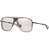 Dita INITIATOR DTS116-58-03 Sunglasses Black Iron - Rose Gold lens rims - Matte Crystal Grey w/Medium Grey - AR Lens 58mm