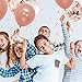 Rose Gold Confetti Balloons,12 Inch Latex Party Balloons with Confetti Dots for Birthday Party Bridal Shower, Bachelorette, Weddings Christmas decoration