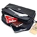 Mens Waist Pack Small Messenger Bags Tactical Mobile Phone Pouch Leather Travel Bags Cases Holsters (Black WK4EN)