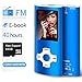 Mymahdi MP3/MP4 Portable Player,1.8 Inch LCD Screen and Micro SDHC Card Slot,Max Support 64GB Micro SD TF Card,Darkblue