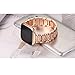bayite Bling Bands Compatible with Fitbit Versa Band for Women, Metal Bracelet Replacement Wristband Smartwatch Accessories, Copper