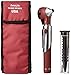 Zyrev ZetaLife Otoscope - Ear Scope with Light, Ear Infection Detector, Pocket Size (Maroon Color)