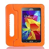 Samsung Galaxy Tab 4 8.0 Case-Lovelifmall Samsung Galaxy Tab 4 8.0 Shockproof Case Light Weight Kids Case Super Protection Cover Handle Stand Case for Kids Children For Samsung Galaxy Tab 4 8-inch SM-T330 SM-T331 SM-T335-Orange Color