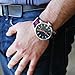BARTON Watch Bands - Choice of Color, Length & Width (18mm, 20mm, 22mm or 24mm) - Navy/Crimson 18mm - Standard Length