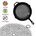 Cast Iron Cleaner 7”x7” Round 316 316 Stainless Steel Chainmail Scrubber Pan Scraper Cookware Accessories Pan Dutch Ovens Polycarbonate Skillet Scraper Pot Grill Brush Seasoning Cleani- 7X7 inch/Round
