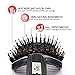Baasha Curved Vent Brush For Blow Drying, Paddle Vent Brush For Hair, Quick Dry Hair Brush, Vented Boar Bristle Hair Brush For Men & Women, Curved Brushes for Curly, Vent Brushes for Hair Black