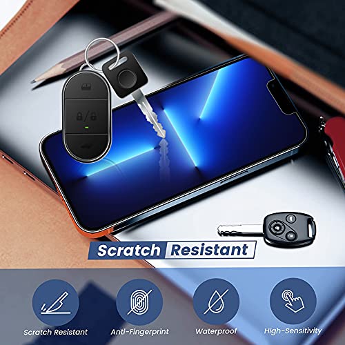 PULEN Designed for iPhone 13 Pro Max Screen Protector (2 Packs) with 2 Packs Camera Lens Protector [Automatic Alignment Tool Included], HD Clear Case Friendly 9H Hardness Tempered Glass