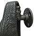 DIY CARTEL Industrial Pipe Coat Hat Towel Plant & Robe Hook Commercial Grade Black Malleable Iron - Vintage Rustic Steampunk Farmhouse Furniture/Decor (90 Degree)