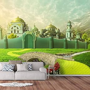 Wall Murals for Bedroom Dream Castle Large Removable Wallpaper Peel and Stick Wall Stickers - 66x96 inches