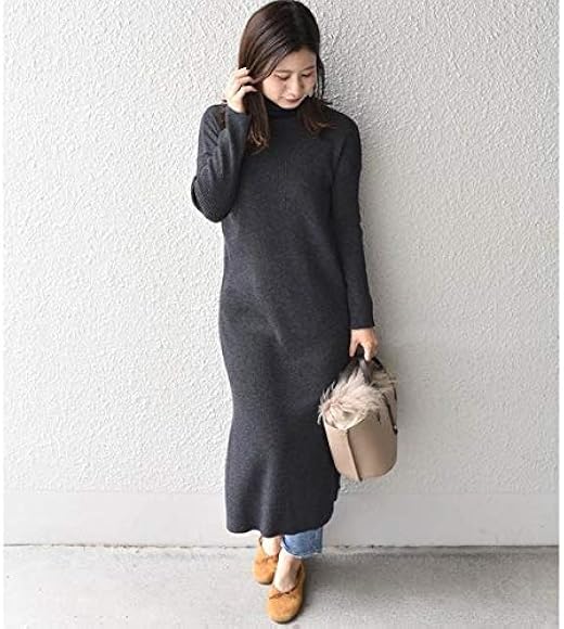 開示する 避ける プロフェッショナル リブ タートルネック ワンピース Ono Grill Com