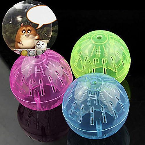 GlobalDeal DirectPet Supply Rodent Mice Jogging Hamster Gerbil Rat Toy Plastic Exercise Ball -1pc Random Color