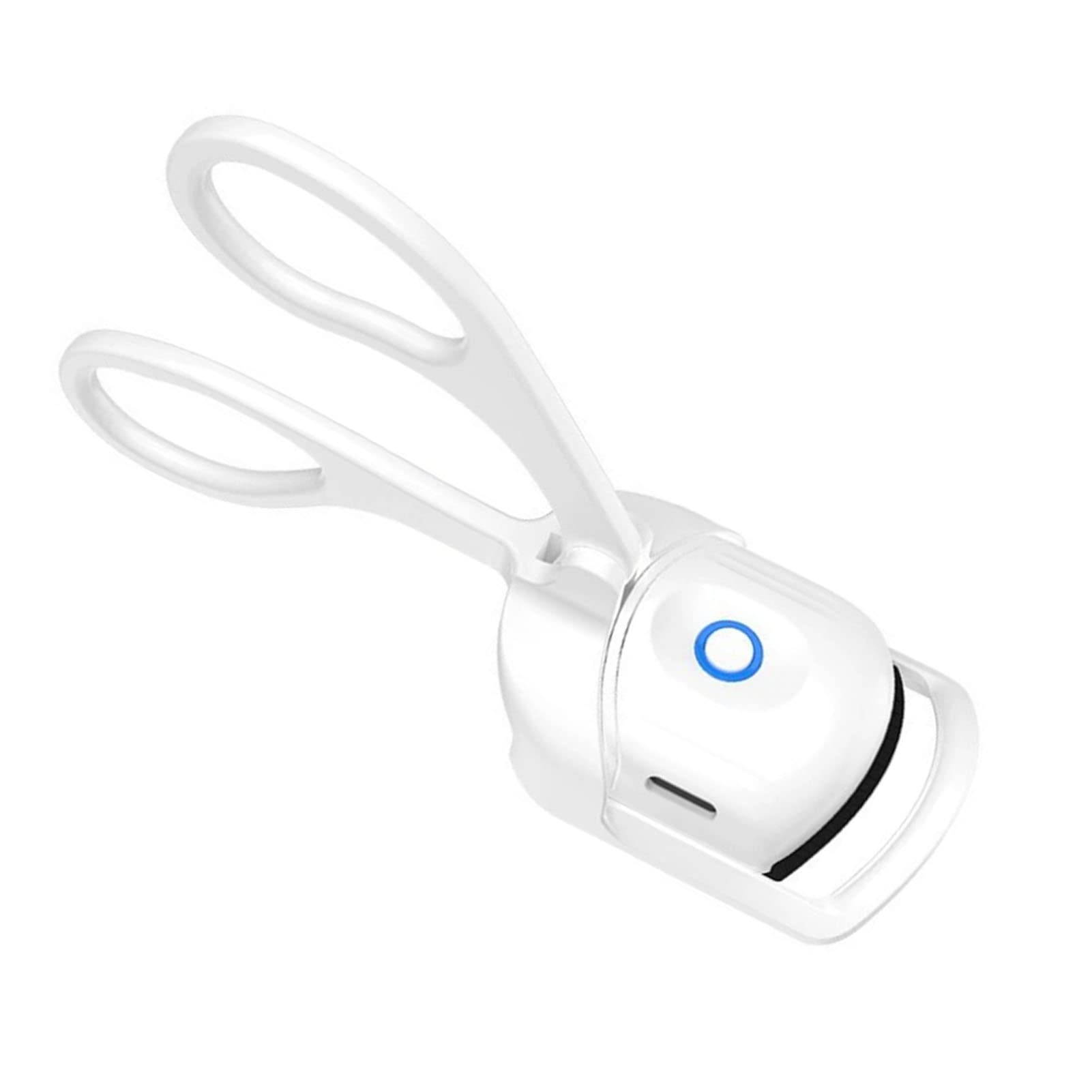 Heated Eyelash Curlers, USB Charging Electric Eyelash Curler for Beauty Salon (White)
