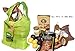 LA Pop Design Expandable Shopping Bags. Reusable Grocery Shopping Tote Bags That Are Eco-Friendly, Lightweight, Strong & Durable. Convenient Grocery Bags and Handy, Shopping Travel Bags - 5 PACK!