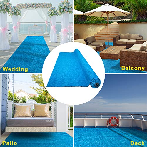 VEVOR Artificial Grass Turf, 6ft x 20ft Outdoor Artificial Turf, 1/4