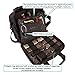 Pistol Case Range Bag for Handguns by FirstChoice; 2-4 Gun Padded Tactical Handgun Soft Case, Lockable Zippers w/Padlock, 3 Mini-Holsters, 8 Mag Slots, 4 Pockets, Range Mat (Black Kryptek Camo)