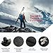 Unigear Leg Gaiters Waterproof Snow Boot Gaiters, Abrasion Resistance for Outdoor Hiking, Hunting, Ice Climbing, Skiing (Black, XL)