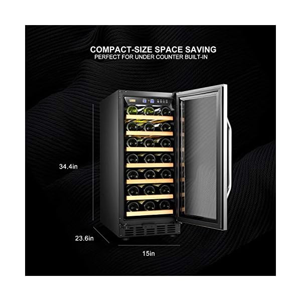 Lanbo-15-Inch-Built-In-Wine-Fridge-Cooler-33-Bottles-Compressor-Wine-Cellar