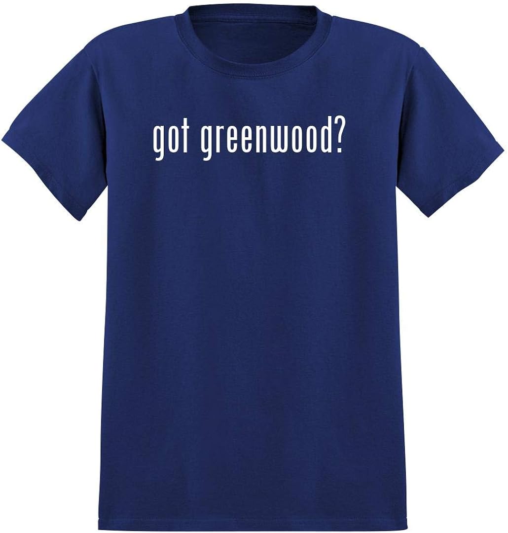got greenwood? Men's Soft Graphic TShirt Tee, Blue